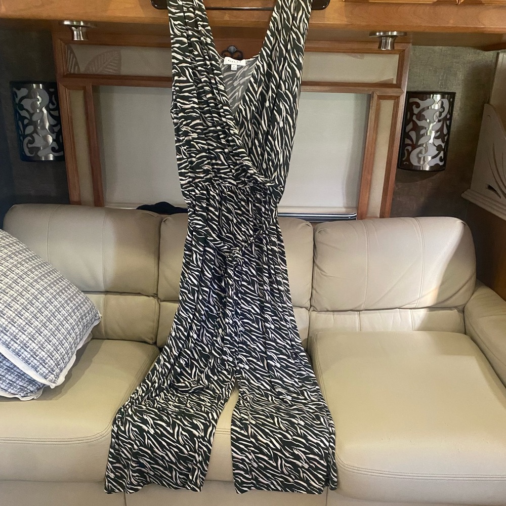 Gilli Zebra Print Jumpsuit